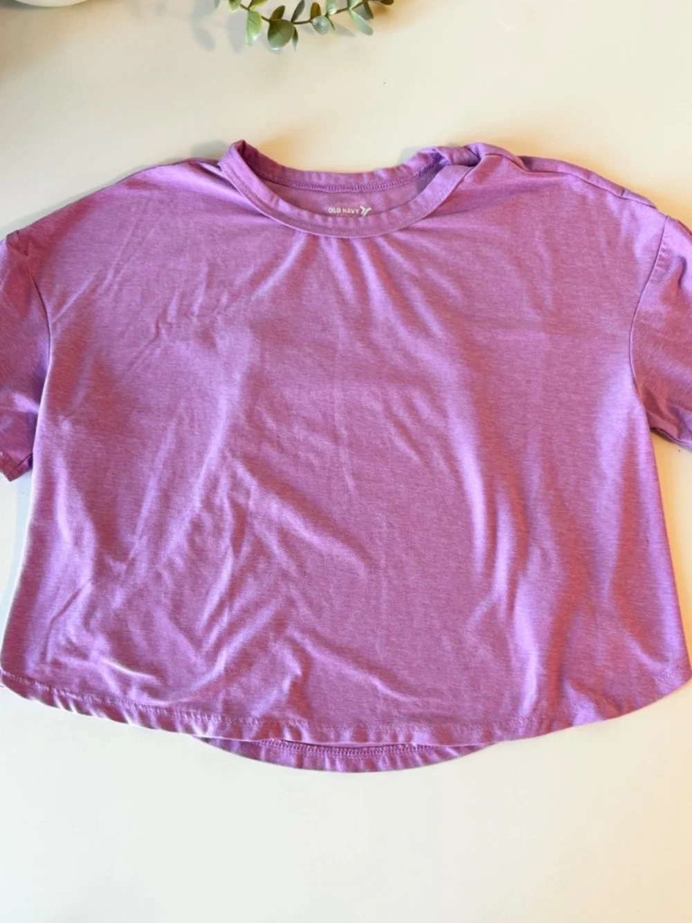 Old Navy Active CloudMotion Girls Shirt Bundle Black & Lilac Performance Tees 8